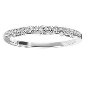 Simply Vera Wang 14K white gold diamond ring
